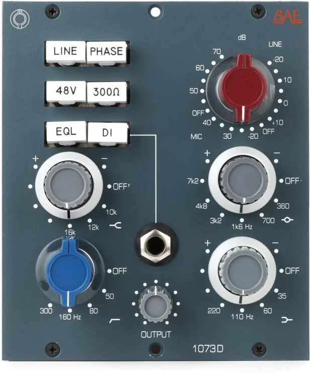 BAE 1073D 500 Series Microphone Preamp & EQ