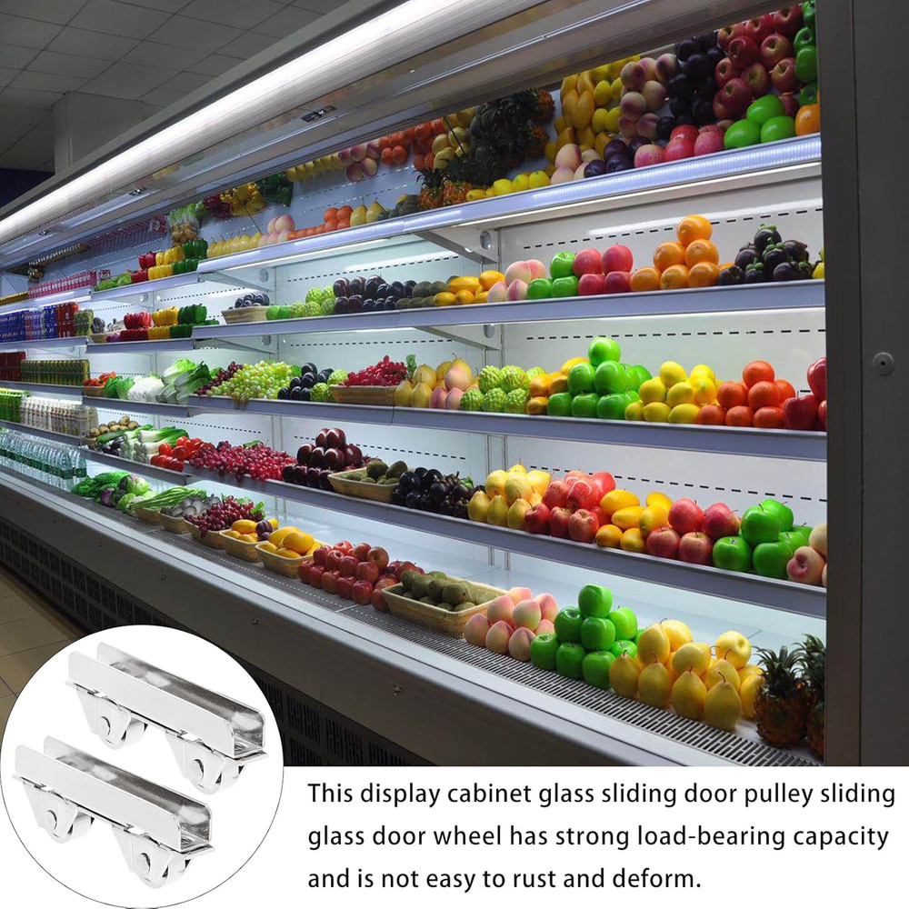 10PCS Showcase Window Roller Mini Sliding Door Rollers Replacement Sliding Door