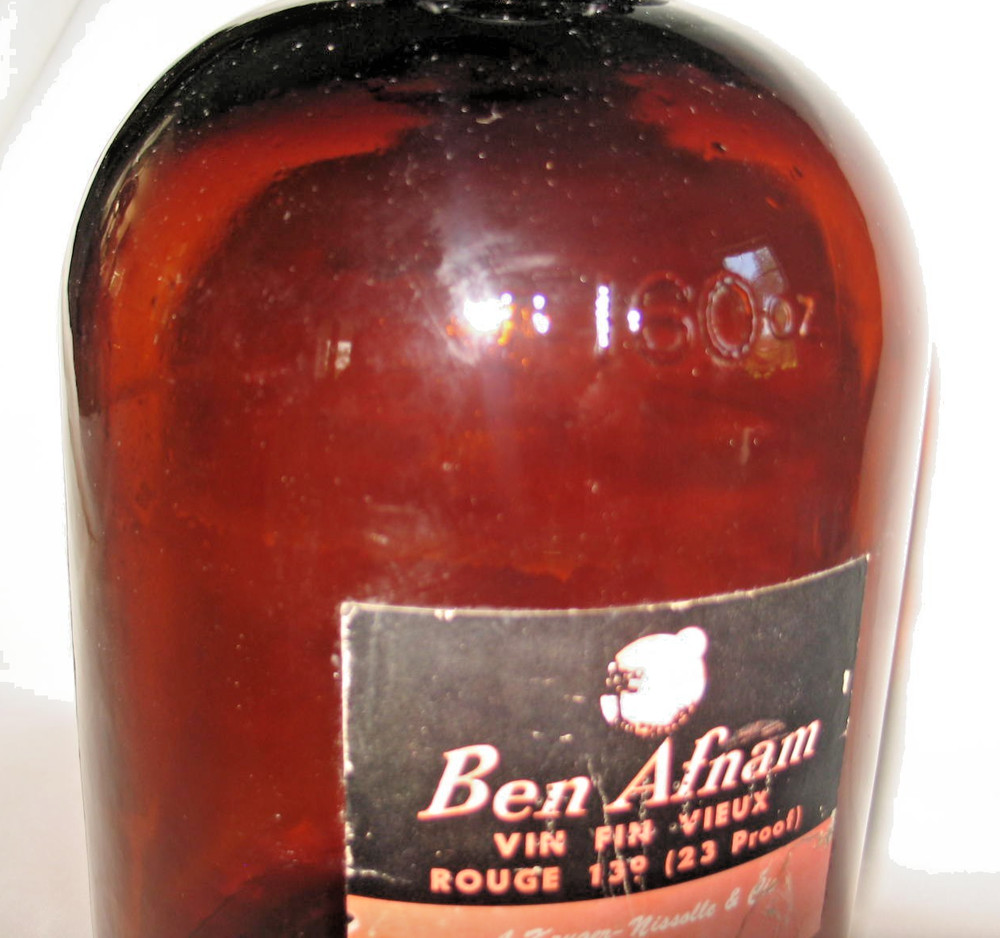 Large Brown Wine Jug