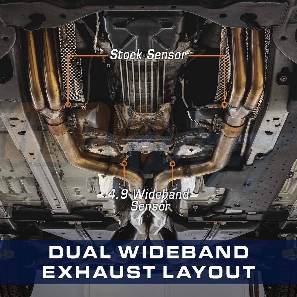 GlowShift 10 Color Digital Dual Wideband Air/Fuel Ratio Gauge