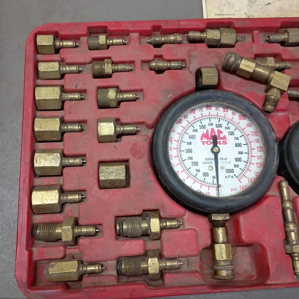 Mac Tools FIT1000MS Master Fuel Injection Test Kit Maybe Incomplete