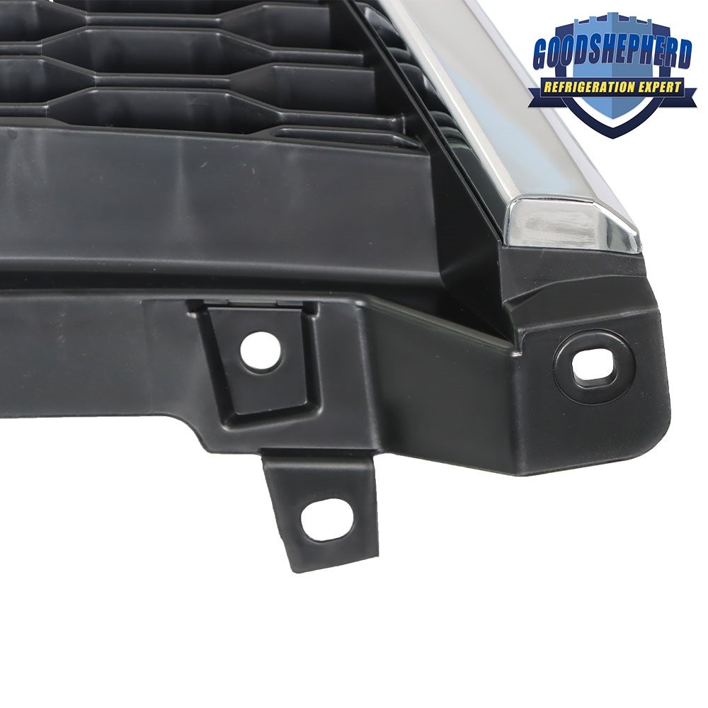 3Pcs For Subaru Forester 2014-2018 Front Bumper Upper Grille Replacement Plastic