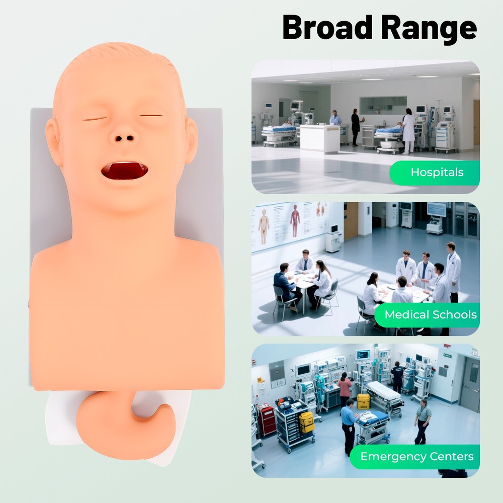 Intubation Manikin Study Teaching Simulator Airway Management Trainer Model