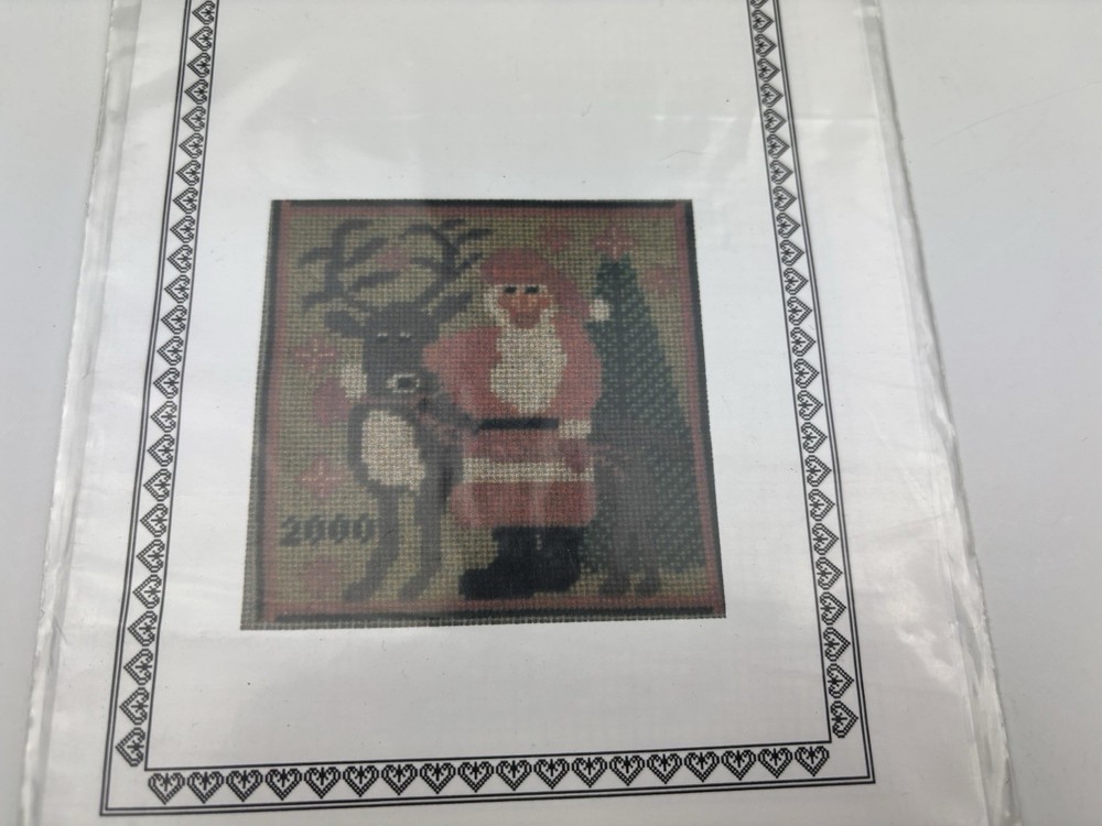 Threads Through Time Santa & Friend Counted Cross Stitch Pattern 7R