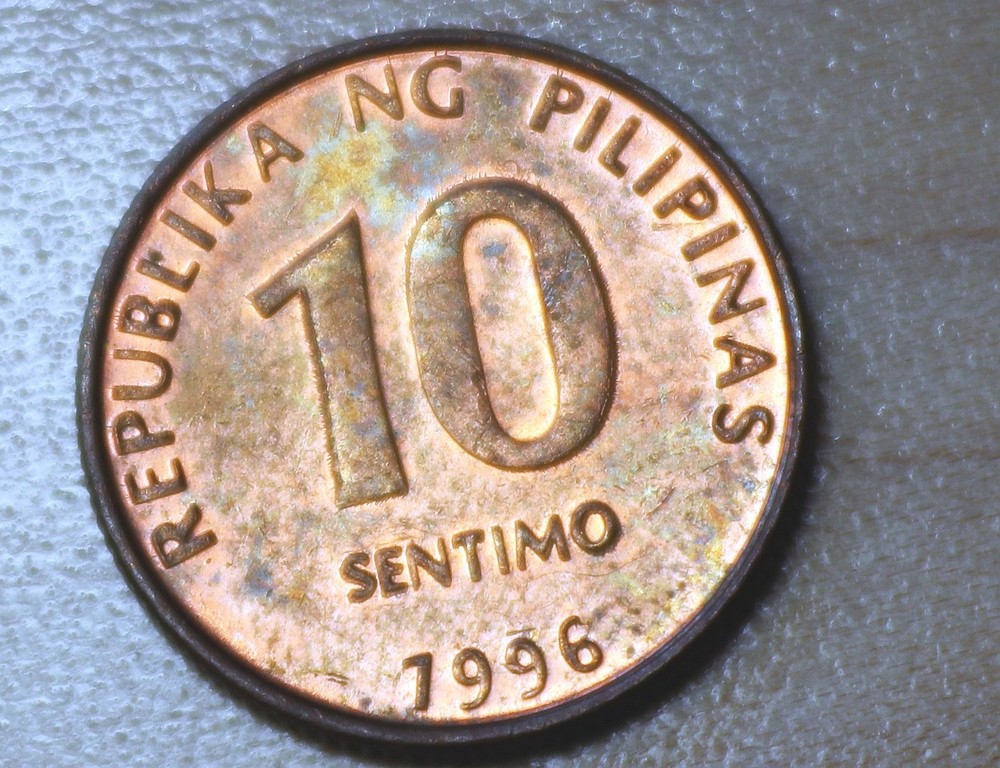 1996 Philippines 10 Sentimos