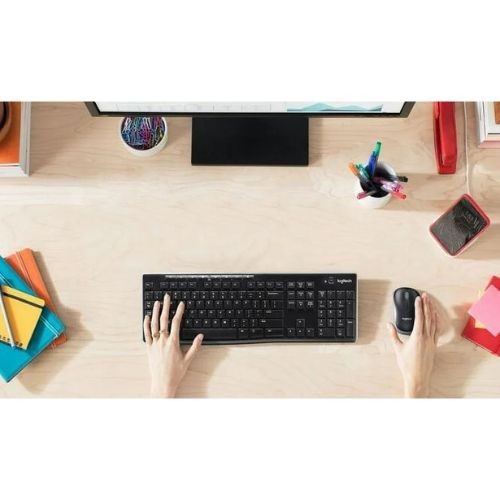 (4 pack) Logitech Wireless Keyboard and Mouse Combo 2.4 GHz Wireless 920-008971