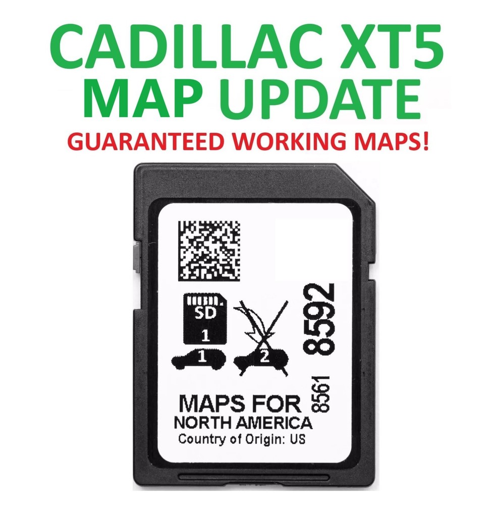 FITS: CADILLAC XT5 2020-2023 MAP UPDATE GPS Navigation SD Card 85618592