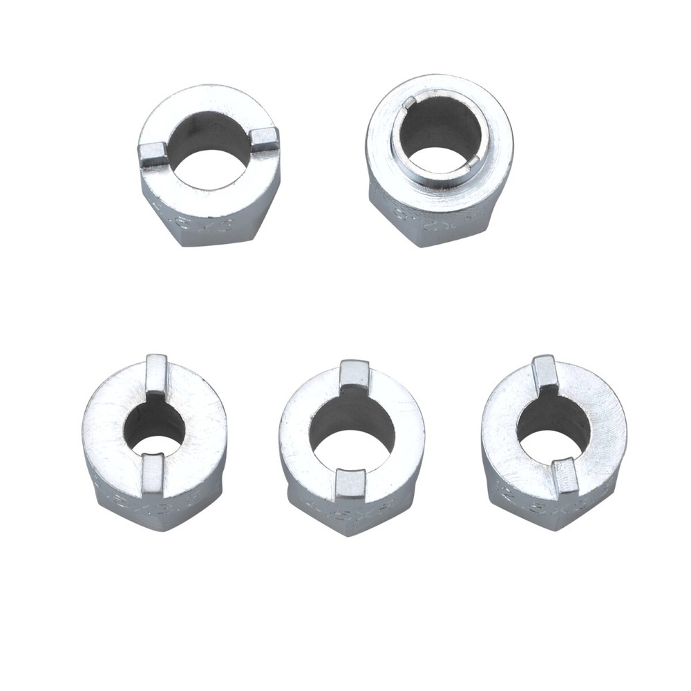 Socket Insert Tool Socket Set for Strut Slotted Nut Shock Absorber 5 Pieces