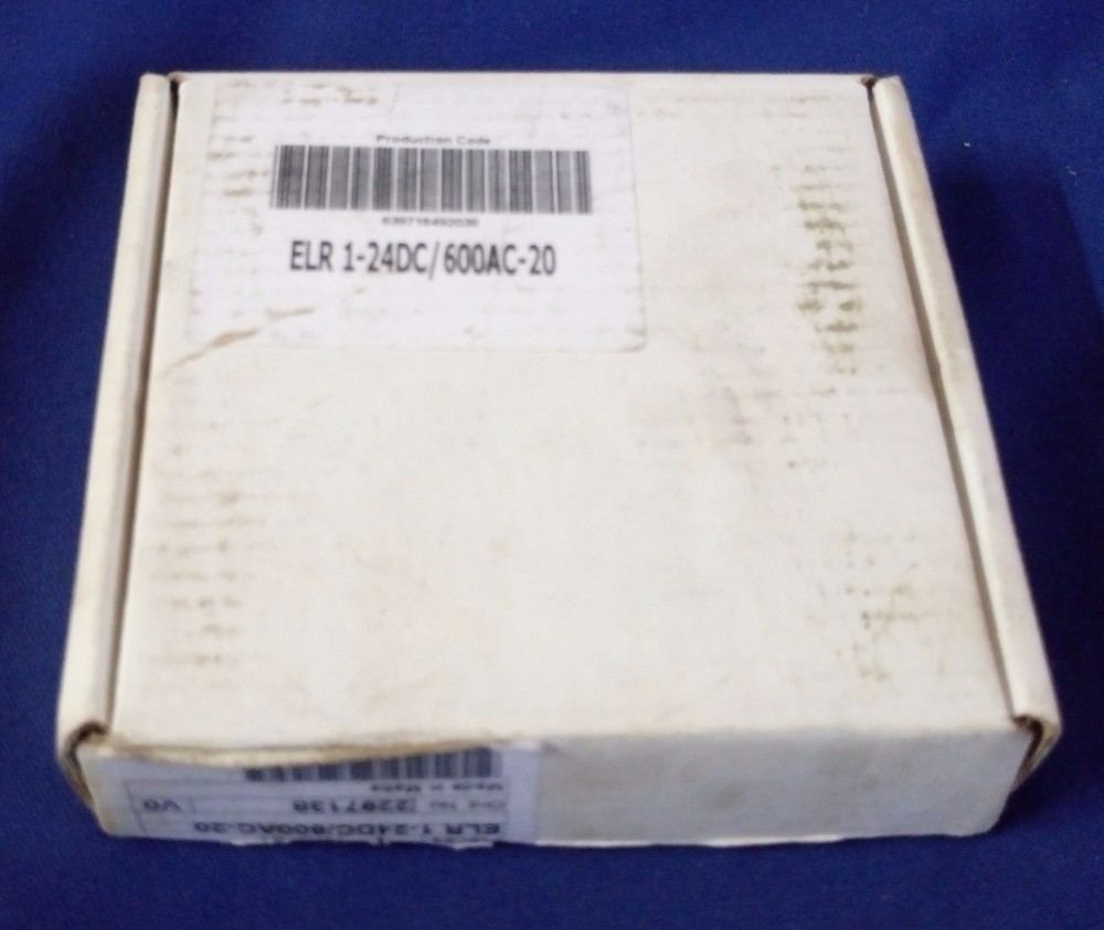 Phoenix 2297138 Single-phase solid-State Contactor ELR 1- 24DC/600AC-20 New