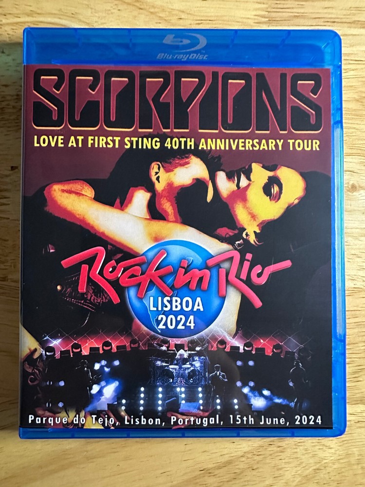 Scorpions - Live at Rockin Rio Lisboa 2024 Blu-ray Klaus Meine Rudolf Schenker