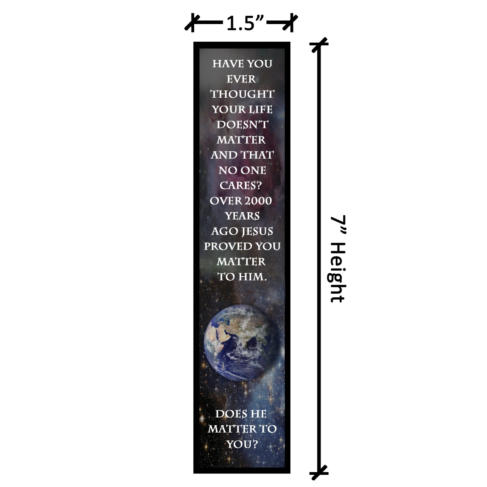 You Matter | Bookmark | Pack of 50 | Christian Gospel Tracts | Bible Tracts