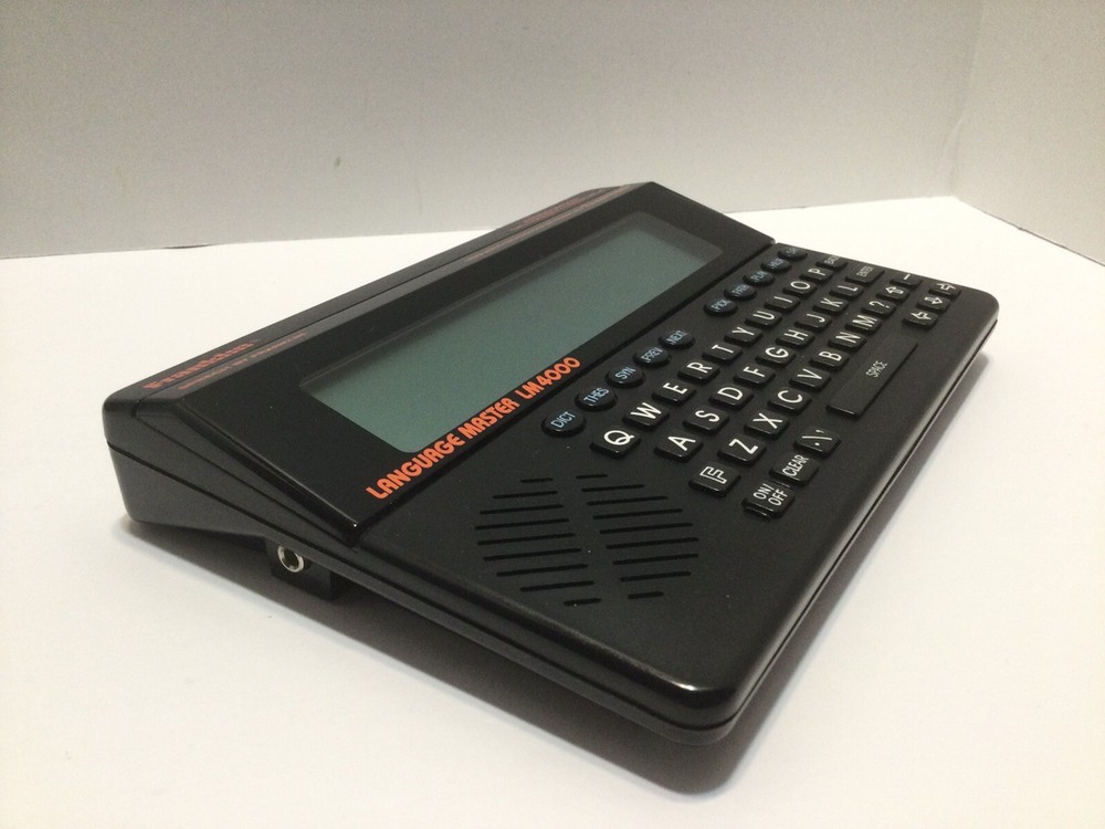 Franklin Language Master LM4000 Talking Pronouncing Dictionary Thesaurus Tested