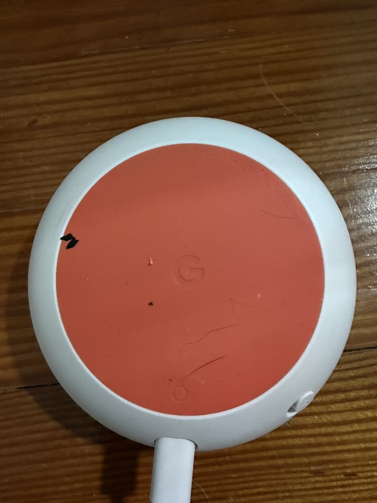 Grey Google Home Mini Model H0A w Power Cord and Nothing Else