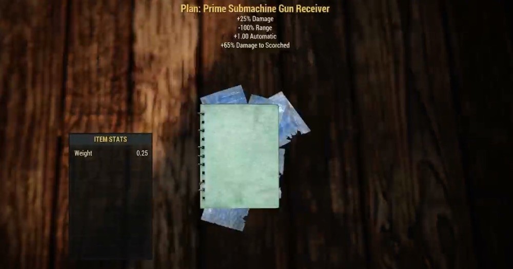 (Xbox) Prime Submachine Gun Receiver Plan (Elder’s Mark)