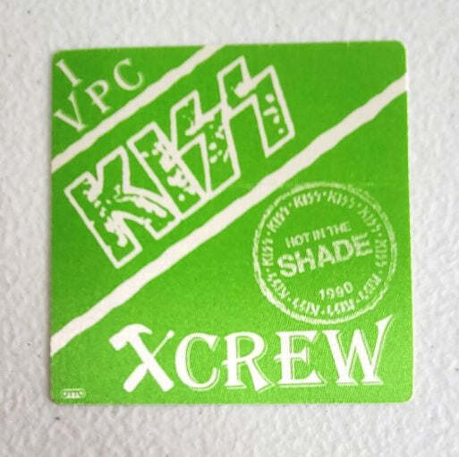 KISS Hot in the Shade Tour 1990 Backstage Pass OTTO