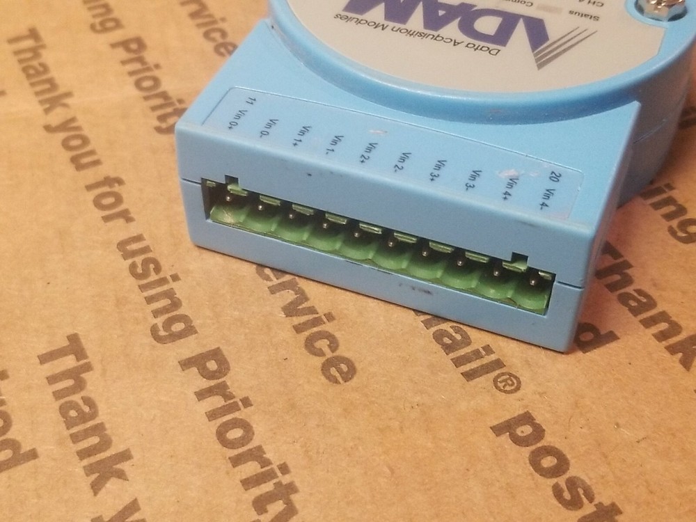 (1) ADAM DATA ACQUISITION MODULE ADAM-4117 8 CHANNEL ANALOG ( 1 UNIT ) UNTESTED
