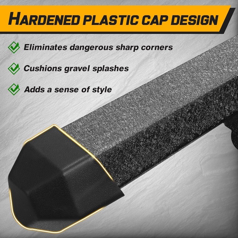 Running Boards Compatible with 19-26 Chevy Silverado/GMC Sierra 1500 Crew Cab