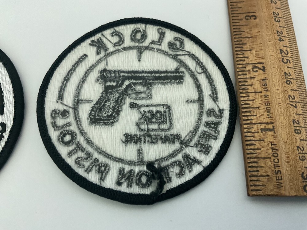 Glock Safe Action Pistols collectable patch set full size new