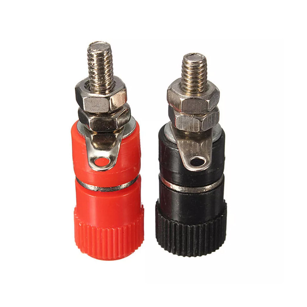 10 Pair Dual Female Banana Plug Jack Terminal Binding Post Speaker Amplifier NEW