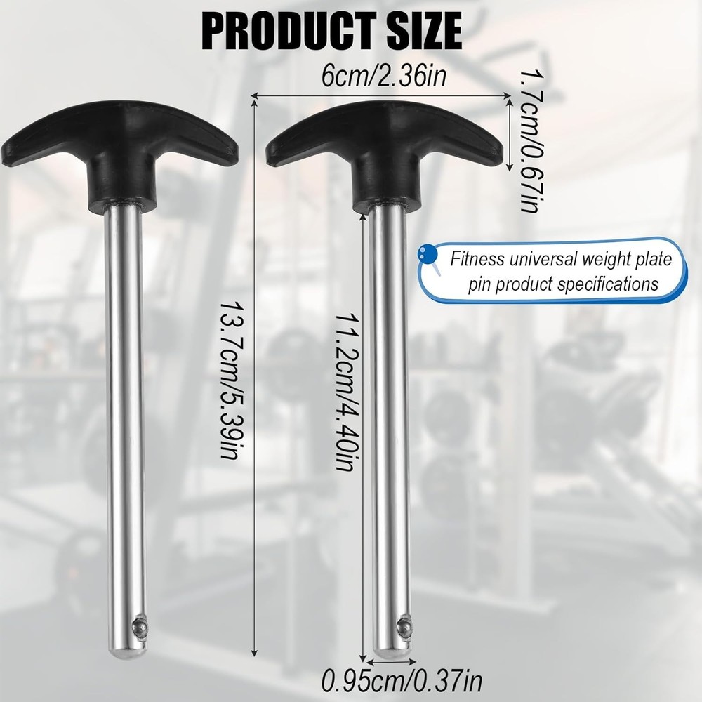 Weight Stack Pin Locking Space Universal Selector Loading Pin for Home Gym Ex...