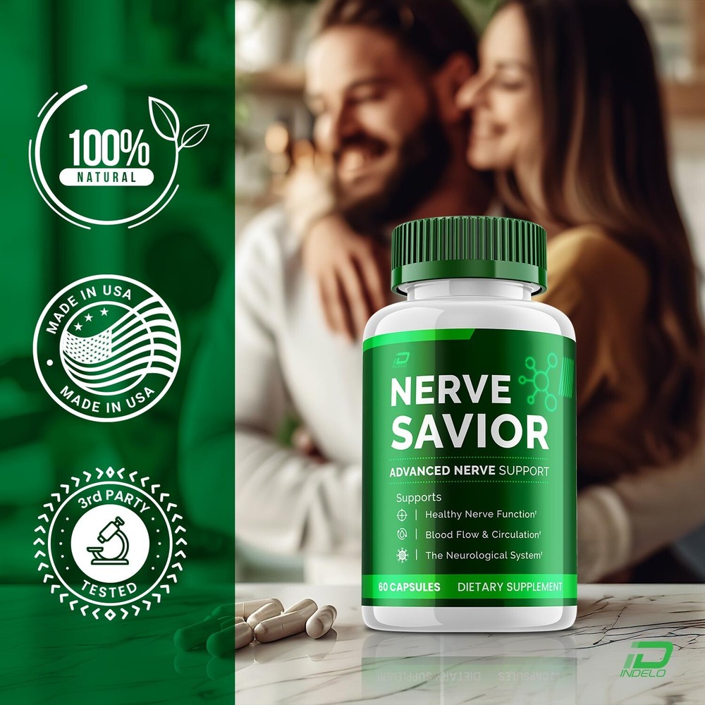 Nerve Savior for Neuropathy, Nerve Savior for Circulation, Inflammation (1 Pack)