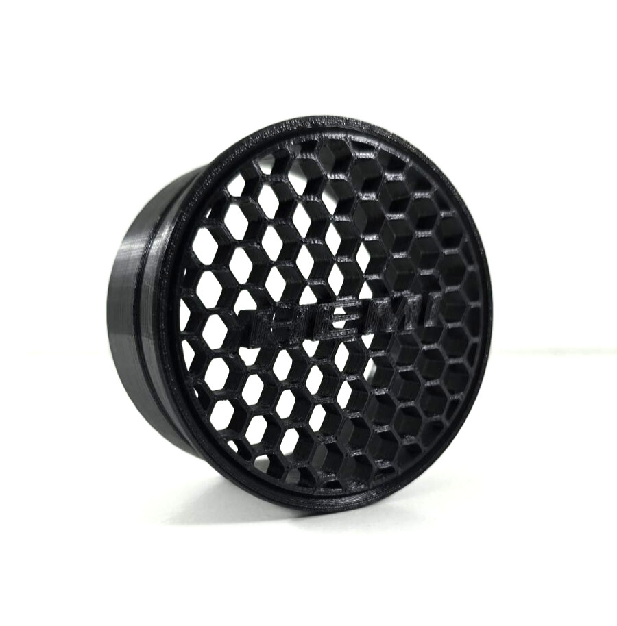 Dodge Challenger Intake Ring Headlight Insert Grille Cap Cover (Pair)