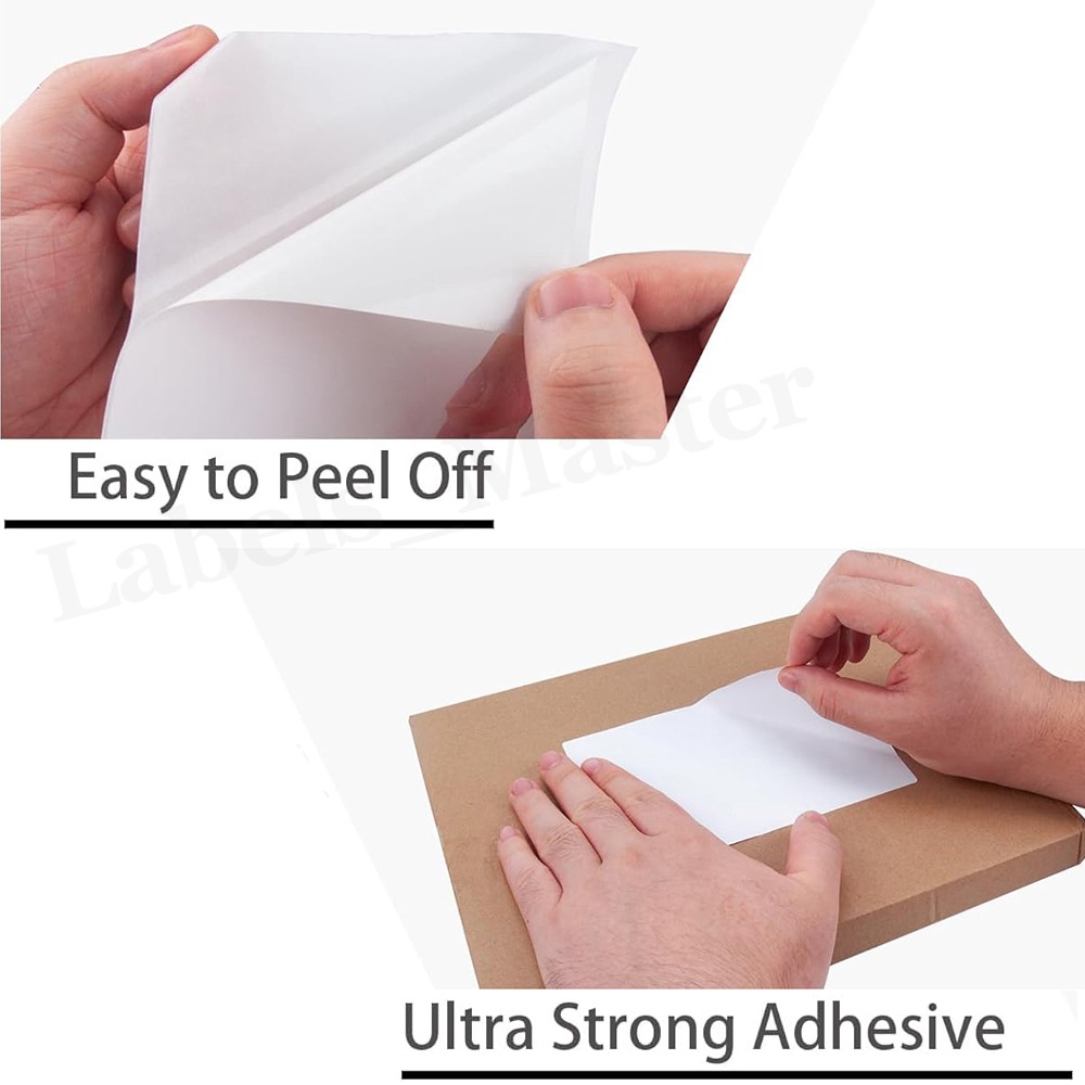 4x6 Fanfold Direct Thermal Shipping Labels Perforated for Zebra & Rollo Printers