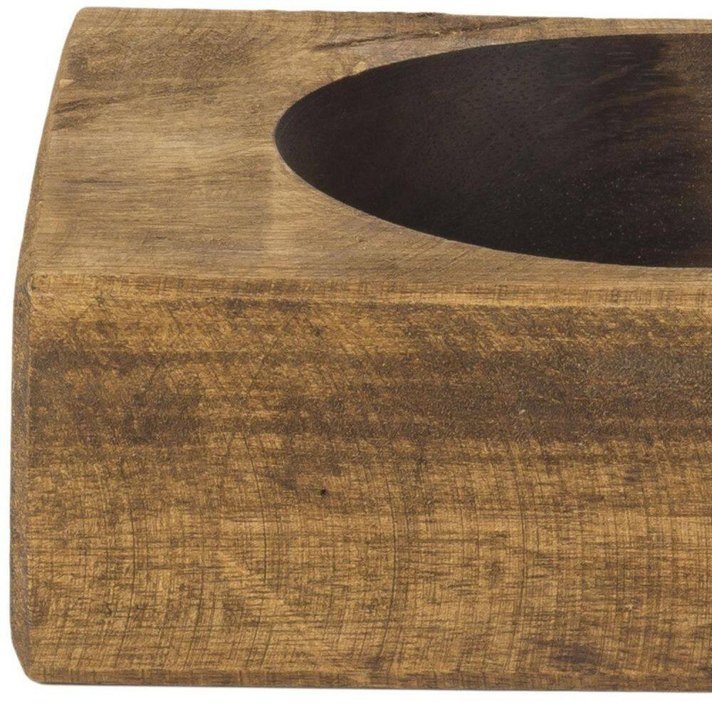 Brown Wood Pillar Single-Pack