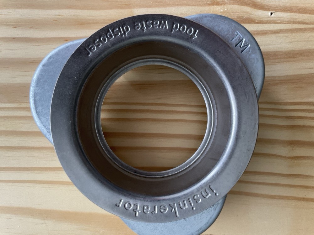 New Genuine InSinkErator Garbage Disposal Top Flange + mounting components