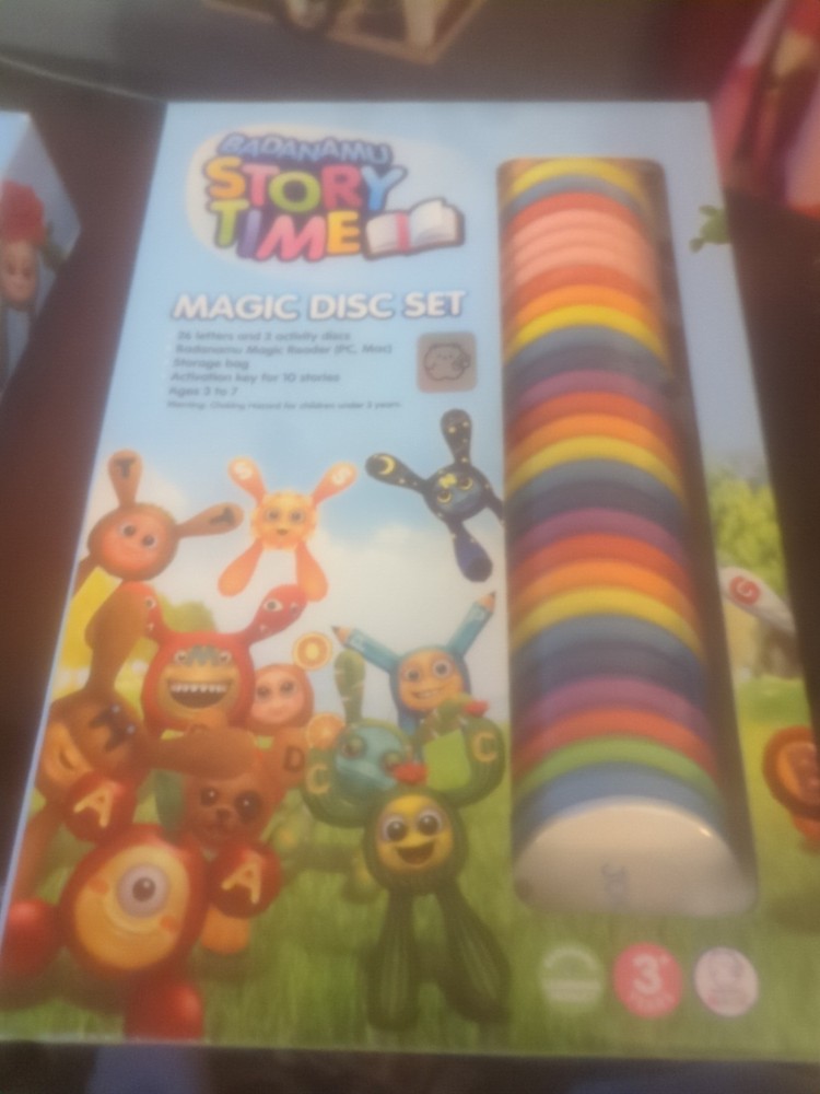 BADANAMU Story Time Magic Disc Set Computer Interactive & Educational  Leaning