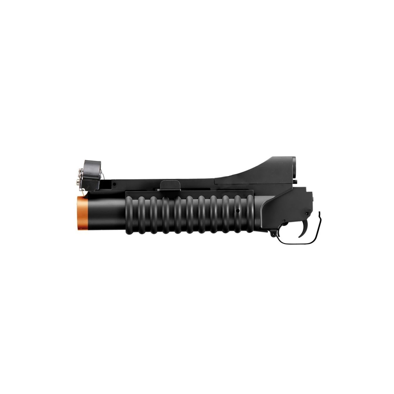 Goldenball Double Bell M203 Short Airsoft Gas Launcher (Color: Black)