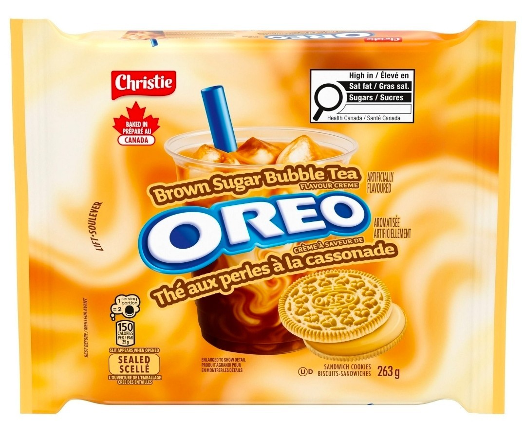Oreo Brown Sugar Bubble Tea Flavored Cookies 263g