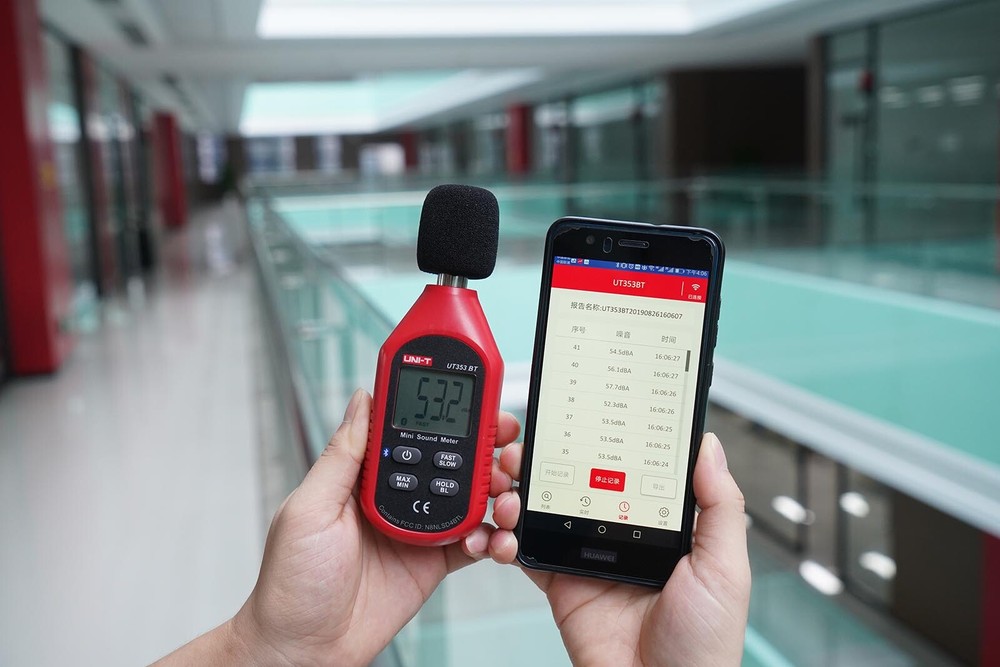 UNI-T UT353-BT Mini Sound Level Meter Adjustable Sampling RateLCD Backlight✦Kd