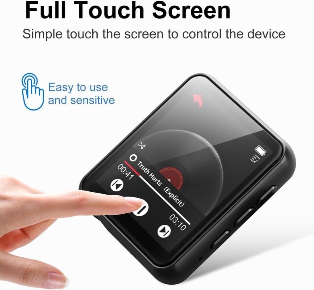 Mini Compact MP3 Player Bluetooth 5.3 Speaker