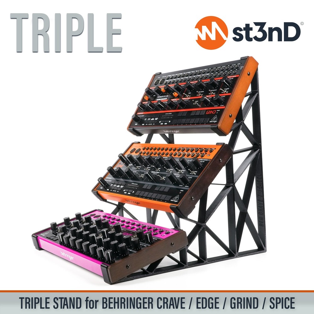 TRIPLE STAND for BEHRINGER CRAVE / EDGE / GRIND / SPICE