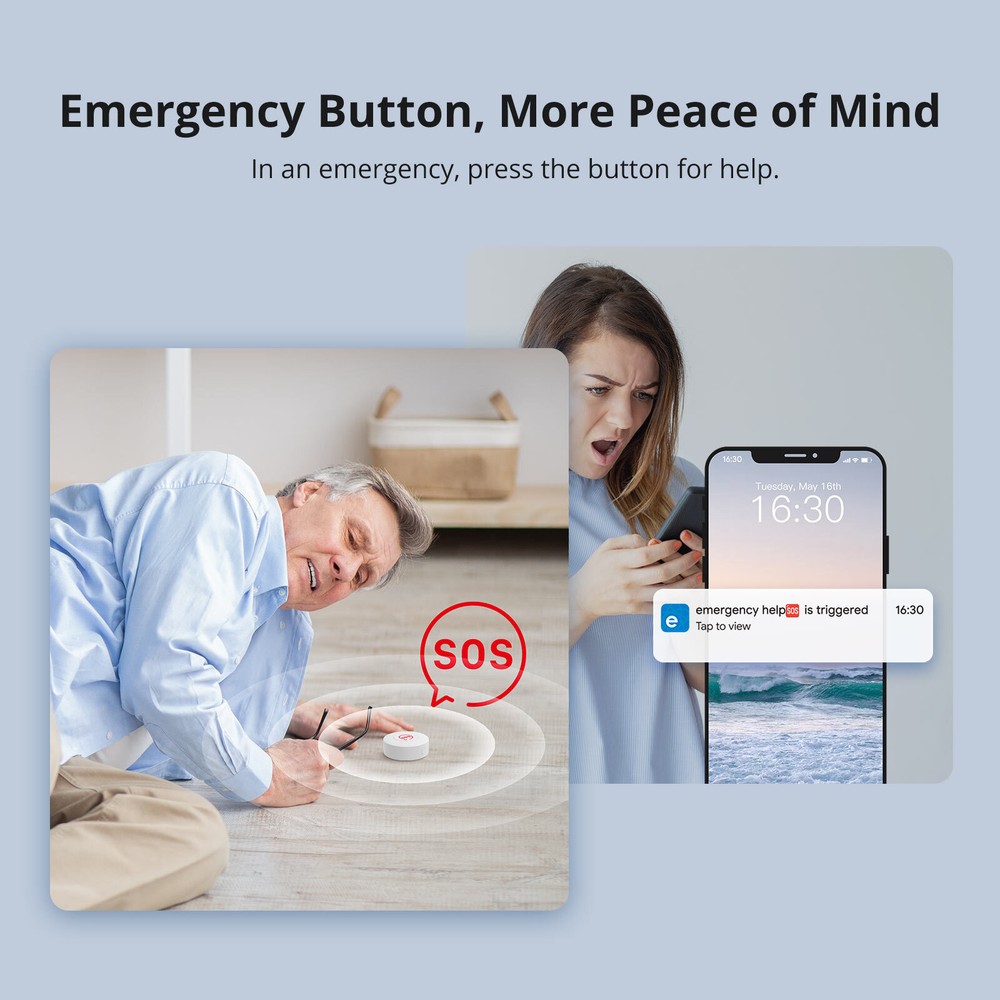 3 PACK SONOFF Smart Button Switch, Requires Zigbee Hub,for Smart Home Controller