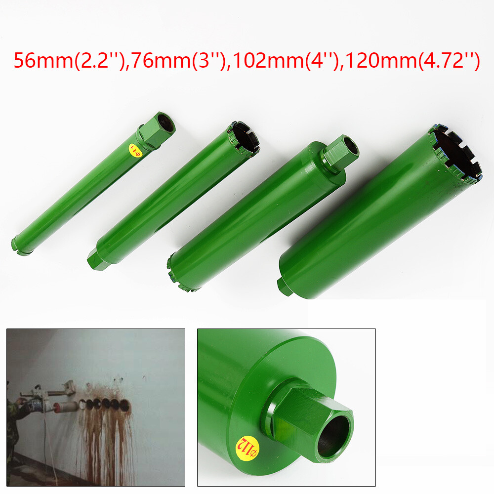 Core Drill Set Wet Diamond Concrete Core Drill Bit 4 Size Thread