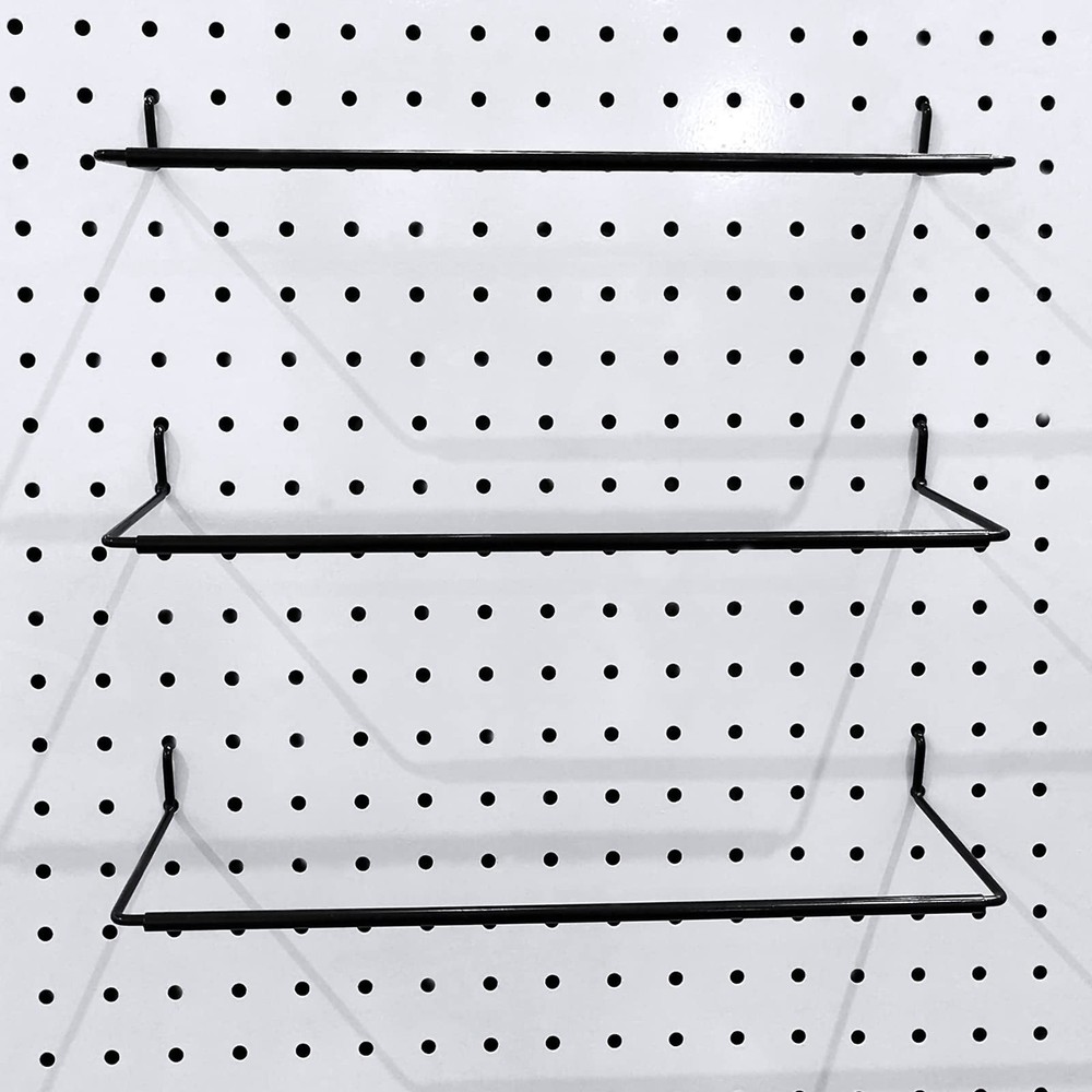 5 Pack Extendable Pegboard Towel Holder,Pegboard Hook for Workshop,Garage,Kit...