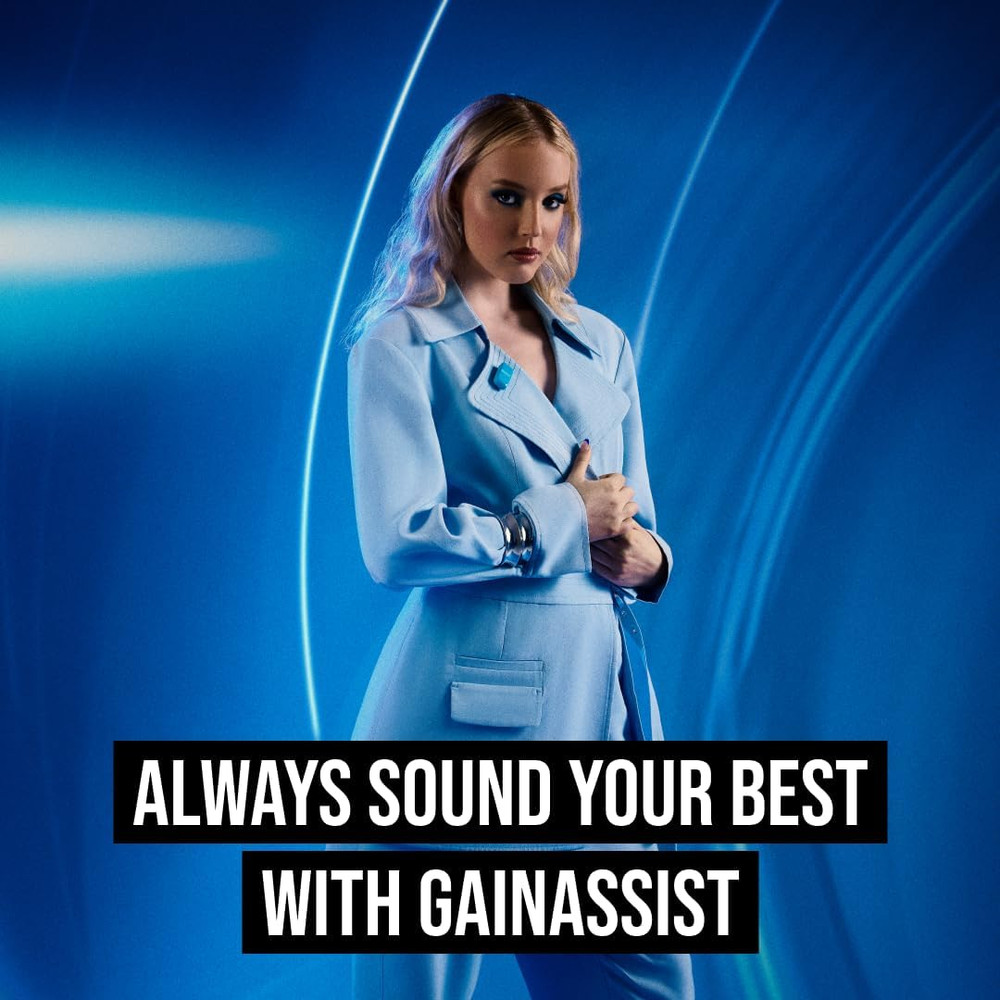 Wireless Micro - Compact Wireless Microphone, Two Mics with Charge Case for Smar