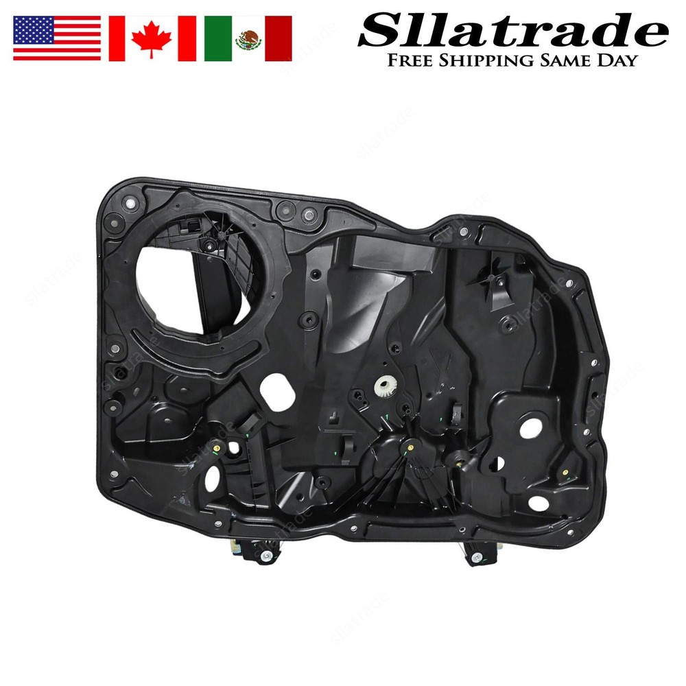 Front Left Driver Side for VW Touareg 11-17 Window Regulator w/ Panel w/o Motor