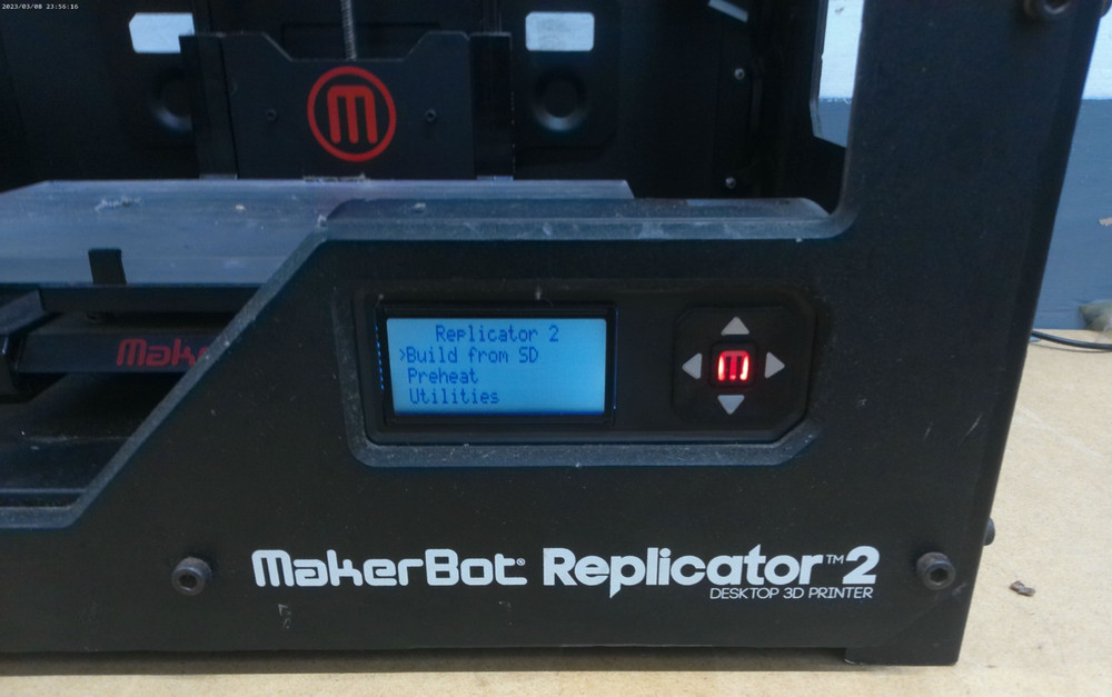 Makerbot Replicator 2 3D Printer W/ AC Adapter