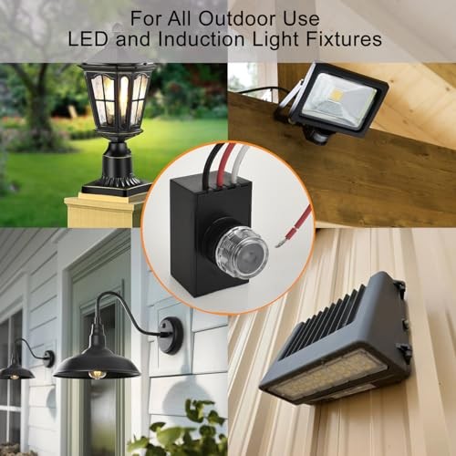 YCA1030 Hard-Wired Post Eye Light Control with Photocell Light Sensor, 1 Pack
