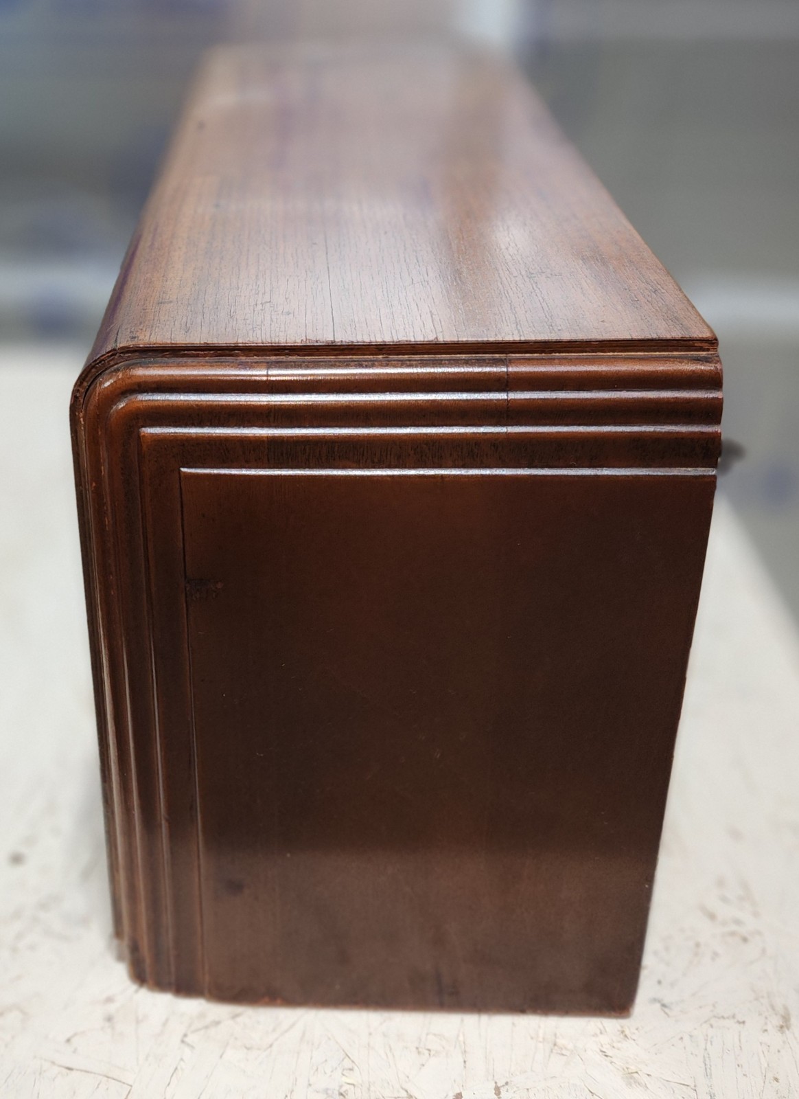 PHILCO Art Deco Table Top Radio ~ Model 38-17 ~ 1938 ~ WOODEN Cabinet