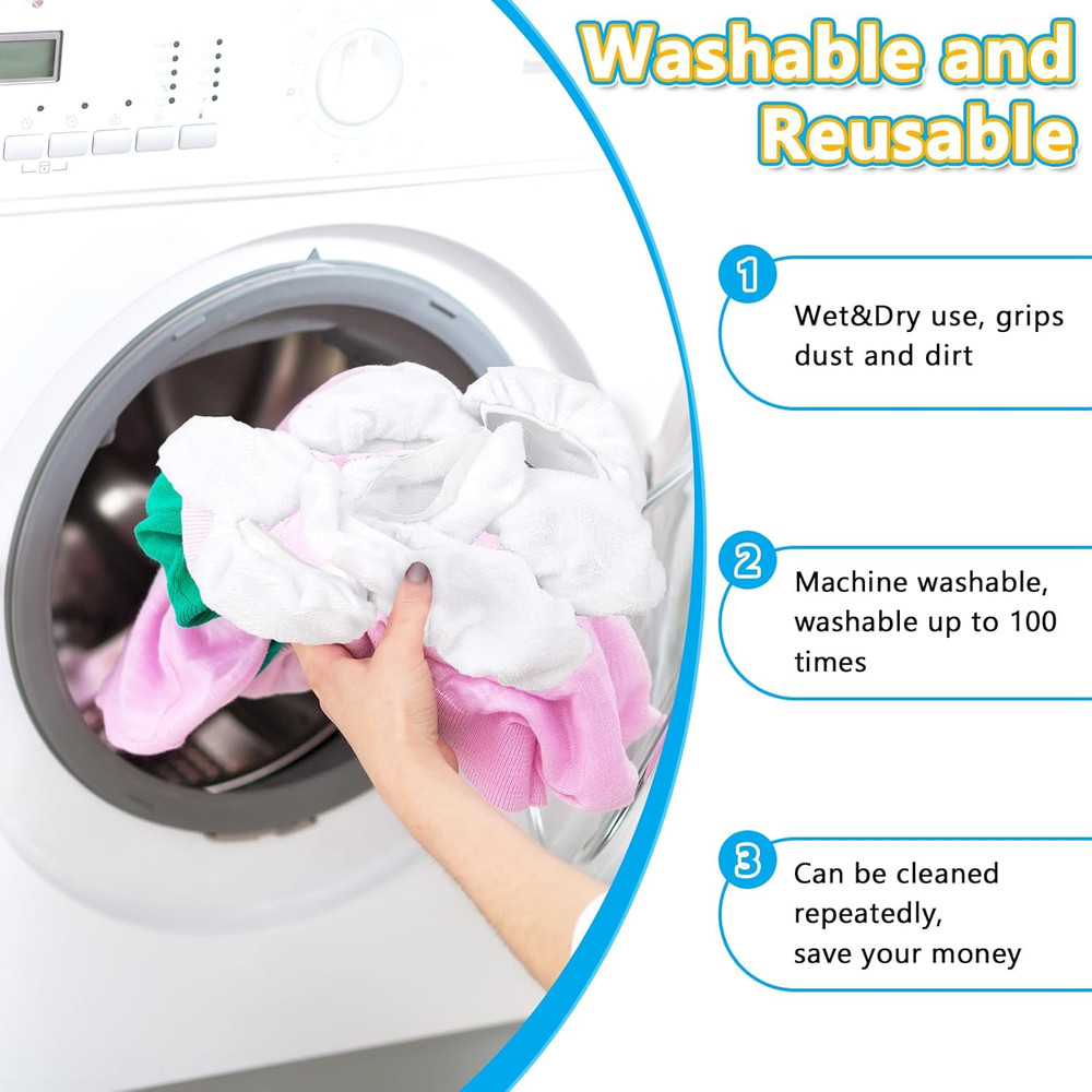 10 Pack Universal Microfiber Cloths for Handheld Steam Cleaner, Compatible with