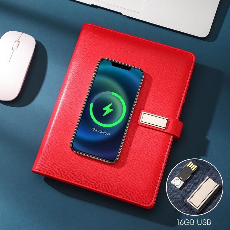 Office Business Charging Notebook Multifunconal Wireless Charging Notepad