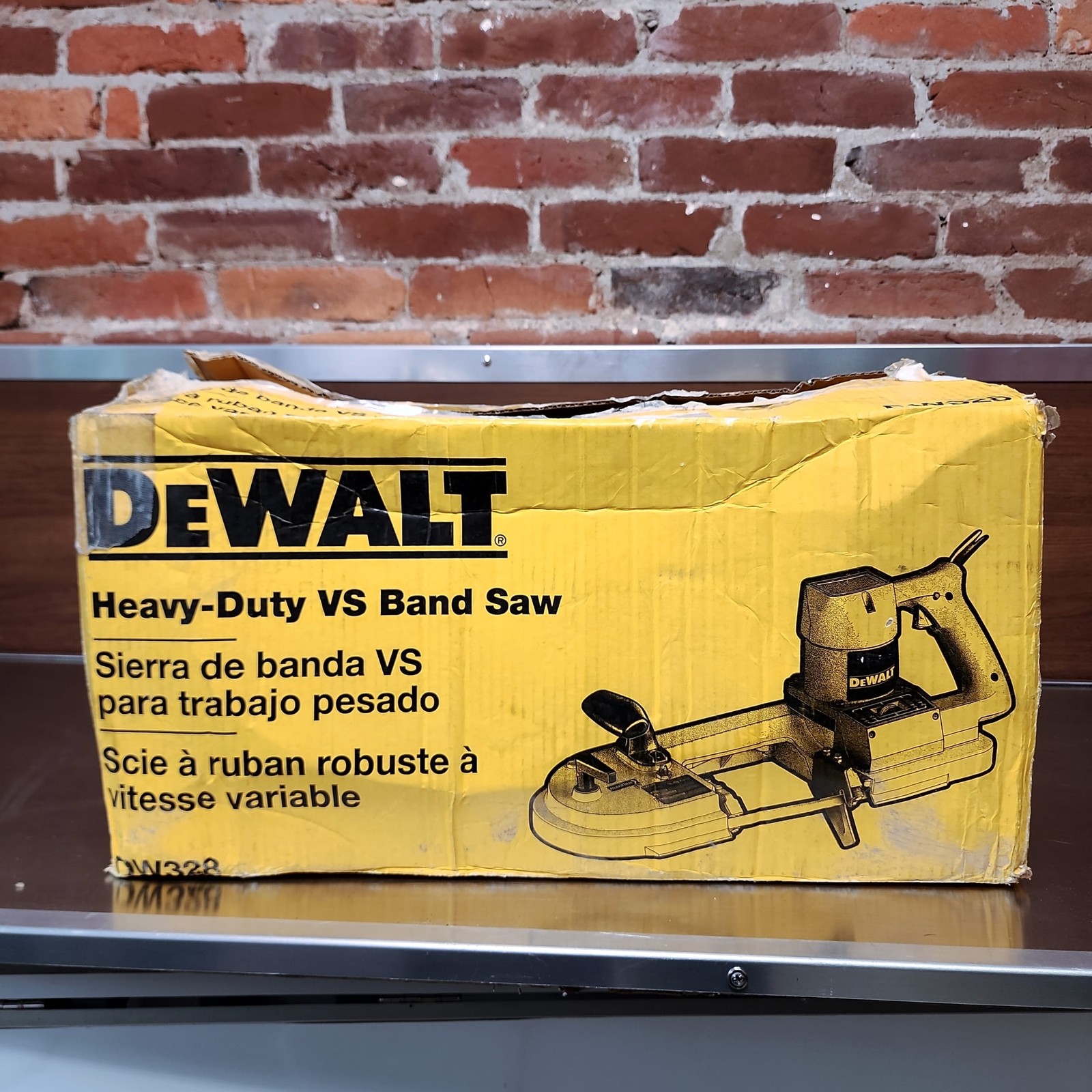 DEWALT DW328 Portable Band Saw Variable Speed Deep Cut Heavy-Duty Tool NOS