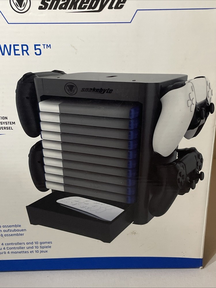 Snakebyte Games Tower 5 Universal Storage Solution PlayStation 5 Compatible