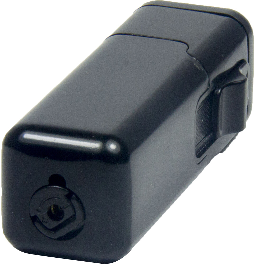 Cuboid Shaped Quad Flame Cigar Torch Lighter Adjustable Flame Refillable BLACK