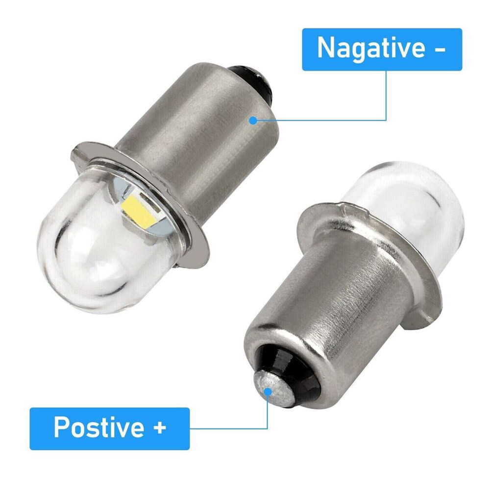 (4) 18 Volt LED Bulbs Replacements for Porter Cable PC18FL Flashlight