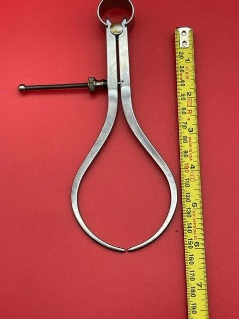 Starrett 75A-6 Fay Spring Type Outside Caliper, Solid Nut 6" IN STOCK